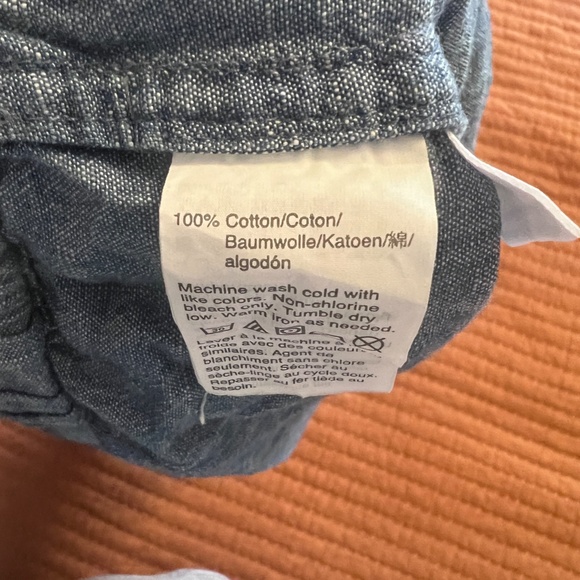 3" J. Crew Chambray Drawstring Short Size XL - Picture 4 of 4